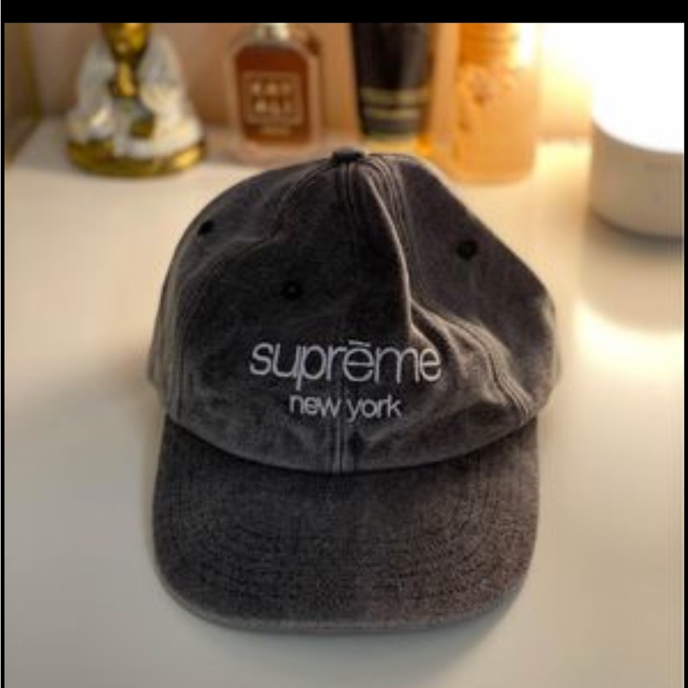 SUPREME 2-tone canvas 6-panel hat